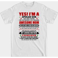 Je suis un fils gâté d'une maman géniale T-shirt pour hommes — T-shirts pour hommes