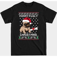 Merry Pugly Christmas T-Shirt