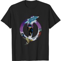 T-shirt pour hommes avec logo Static Shock en noir