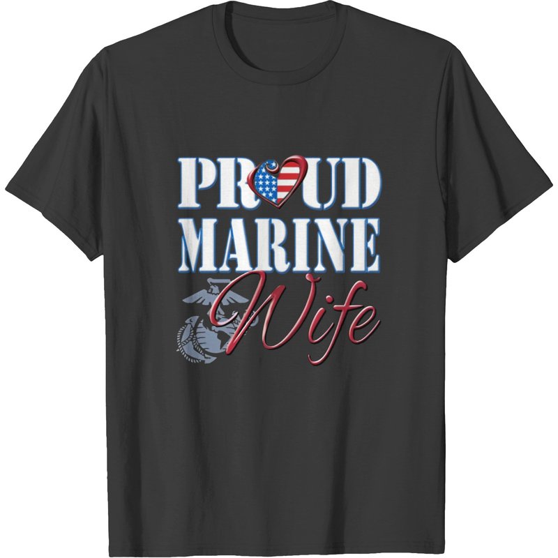 T-shirt Fier Belle-mère Marine États-Unis — T-shirts pour hommes