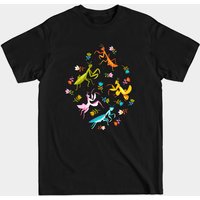 Un Arraie Inhabituel de Mantes Religieuses T-Shirt Vert Kelly — T-shirts pour hommes