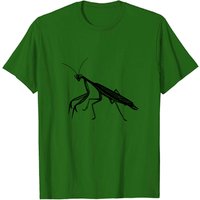 Praying Mantis Ink Art Men's T-Shirt with Cool Insect Design
