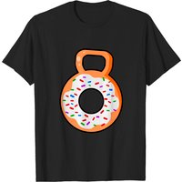 Kettlebell Donut Funny Gym T-Shirt for Men