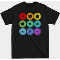 Camera Aperture Design Photography Lover Men's T-Shirt — Mens T Shirts