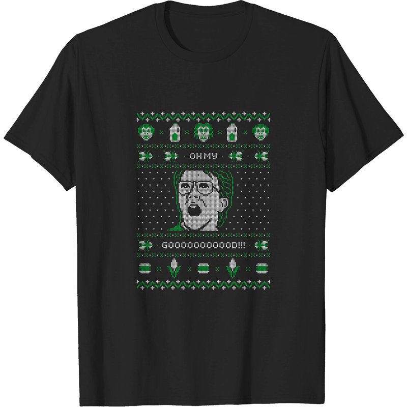 T-shirt OMG! Noël - Pull pour hommes - Noir