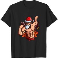 T-shirt Merry Liftmas pour hommes - Bodybuilder Fitness