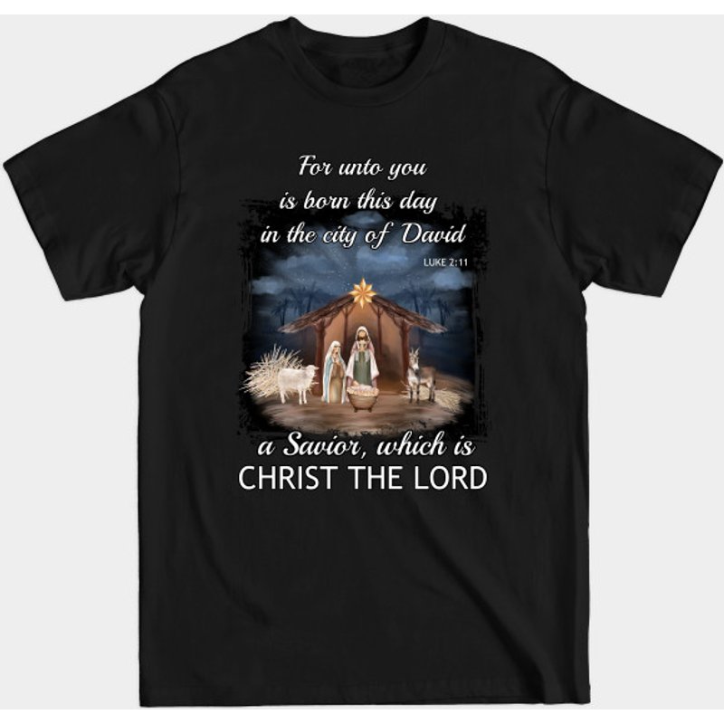 T-shirt de Noël 2020 - Nativité pour hommes