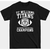 T-shirt des champions de football T.C. Williams Titans 1971 pour hommes