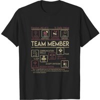 T-Shirt Équipe pour Hommes - Noir