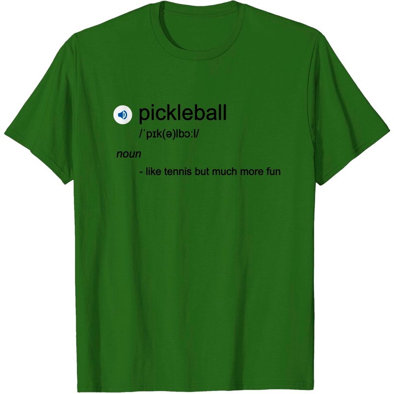 T-shirt Définition Amusante de Pickleball pour Hommes — T-shirts pour hommes