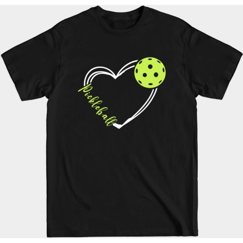 T-shirt pour hommes Love Pickleball - Noir — T-shirts pour hommes