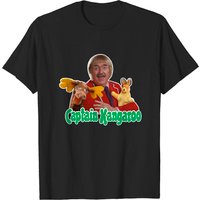 T-shirt pour hommes Captain Kangaroo en noir — T-shirts pour hommes