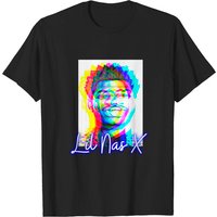 T-shirts noirs pour hommes Lil Nas X