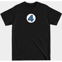 T-shirt pour hommes Fantastic Four en noir — T-shirts pour hommes