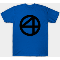 T-shirt Noir Four Logo - Fantastic Four pour Hommes — T-shirts pour hommes