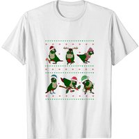 T-shirt pour hommes Green Cheeked Conure Ugly Christmas — T-shirts pour hommes