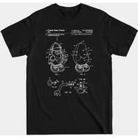 T-shirt Mr. Potato Head Patent White pour hommes — T-shirts pour hommes
