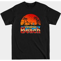 Virginia Beach Men's T-Shirt - Black