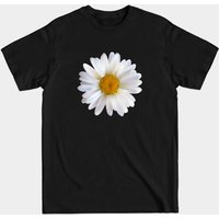 Daisy - T-shirt pour hommes Daisy Flower en noir