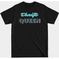 T-shirt Thrift Queen pour hommes - Thrifting en noir