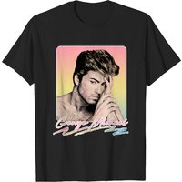 T-shirt pour hommes George Michael Faded Vintage Look
