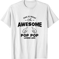 T-shirt Pop Pop - Ce à quoi ressemble un super pop pop