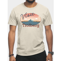 T-shirt pour hommes Visit Trolberg Hilda en noir — T-shirts pour hommes