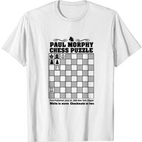 T-shirt Paul Morphy Puzzle d'échecs pour hommes — T-shirts pour hommes