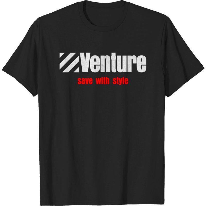 Venture Men's Black T-Shirt