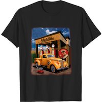 T-shirt noir pour hommes Studebaker Garage — T-shirts pour hommes