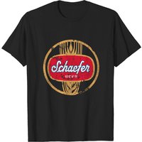 T-shirt noir pour homme Schaefer Beer — T-shirts pour hommes