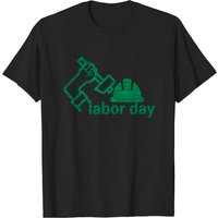 T-shirt pour hommes - Fête du Travail en noir — T-shirts pour hommes
