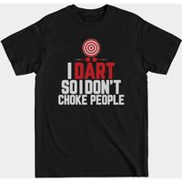 T-shirt Dart pour hommes en noir