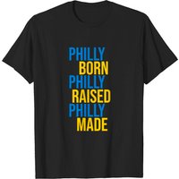 T-shirt pour hommes Born Made Raised Philly — T-shirts pour hommes