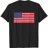 T-shirt pour hommes USA Flag Vintage Fête du 4 juillet — T-shirts pour hommes