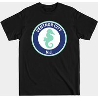T-shirt pour hommes Ventnor City NJ en noir — T-shirts pour hommes