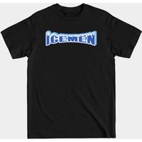 Icemen Hockey Logo T-Shirt for Men - Black