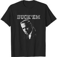 T-shirt pour hommes Buck 'Em - Buck Owens en noir — T-shirts pour hommes