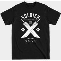 T-Shirt Soldier Midgar Upper Plate pour Hommes - Final Fantasy 7