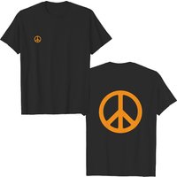 Peace Sign Men's T-Shirt - Double Sided Design — Mens T Shirts