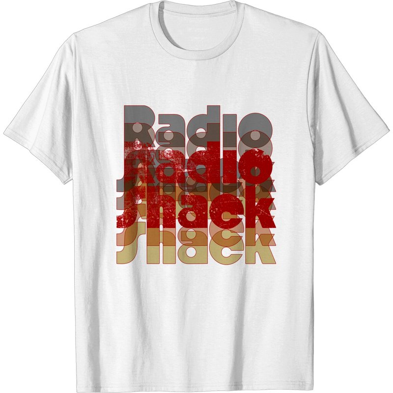 RadioShack Defunct Men's T-Shirt in Black — Mens T Shirts
