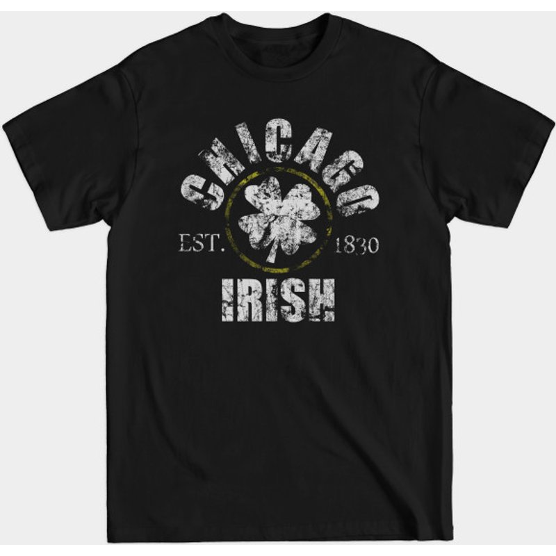 T-shirt Vintage Chicago Irish Heritage pour hommes — T-shirts pour hommes