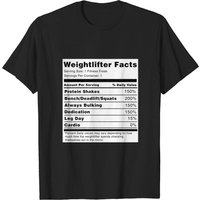 T-shirt pour hommes Weightlifter Facts - Haltérophilie — T-shirts pour hommes