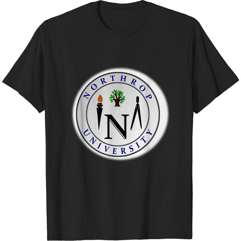 Northrop University Men's T-Shirt - Black Opaque