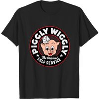 T-shirt noir pour hommes Piggly Wiggly