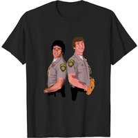 T-shirt pour hommes C.H.I.P.S. Chips en noir — T-shirts pour hommes