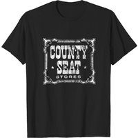 T-shirt pour hommes County Seat style années 70