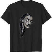 T-shirt Noir pour Hommes Salvador Dali — T-shirts pour hommes