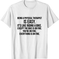 T-shirt pour hommes Être un physiothérapeute
