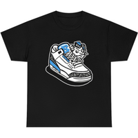 T-shirt noir pour hommes Airwalk UNC